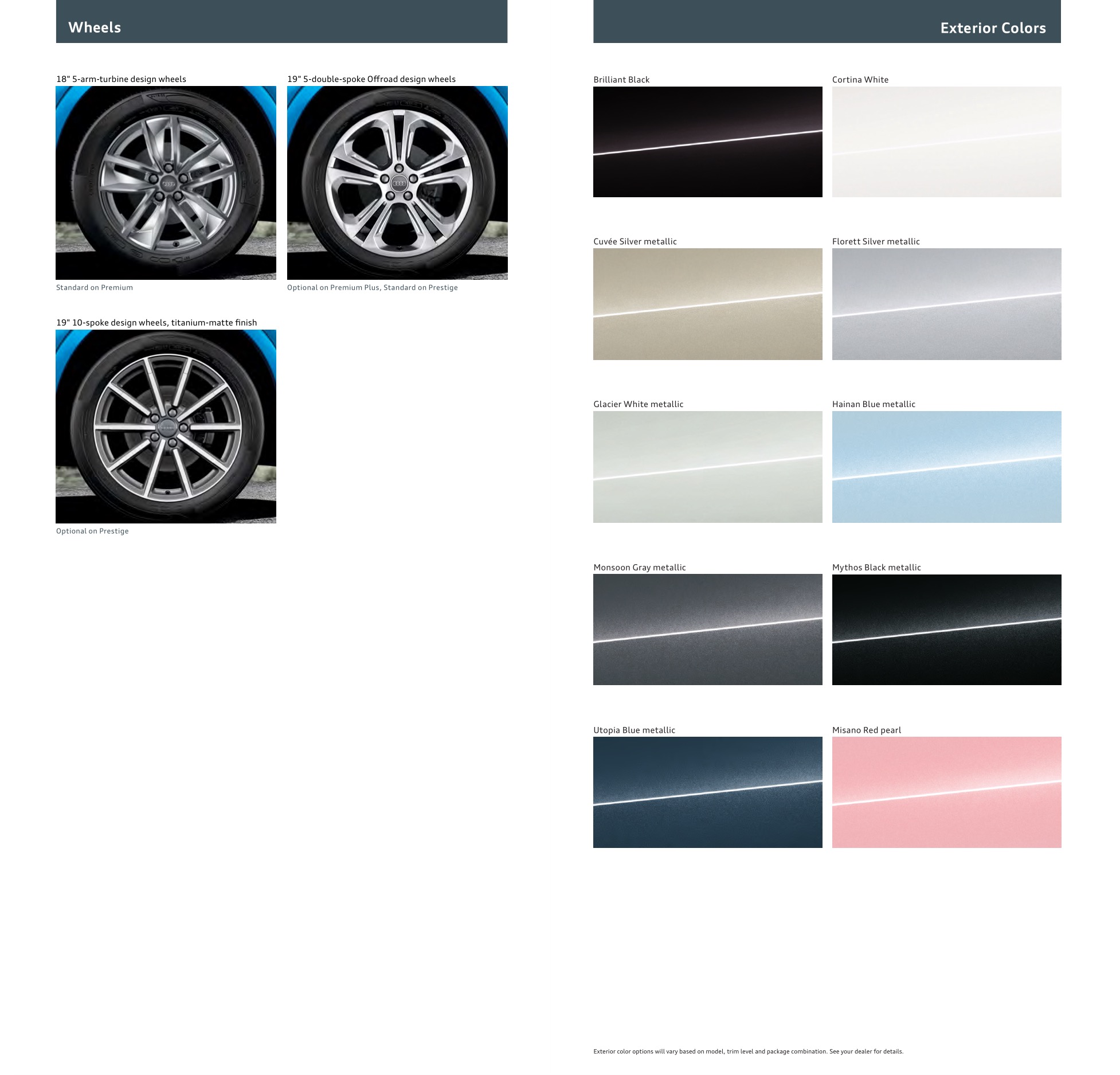 2017 Audi Q3 Brochure Page 4